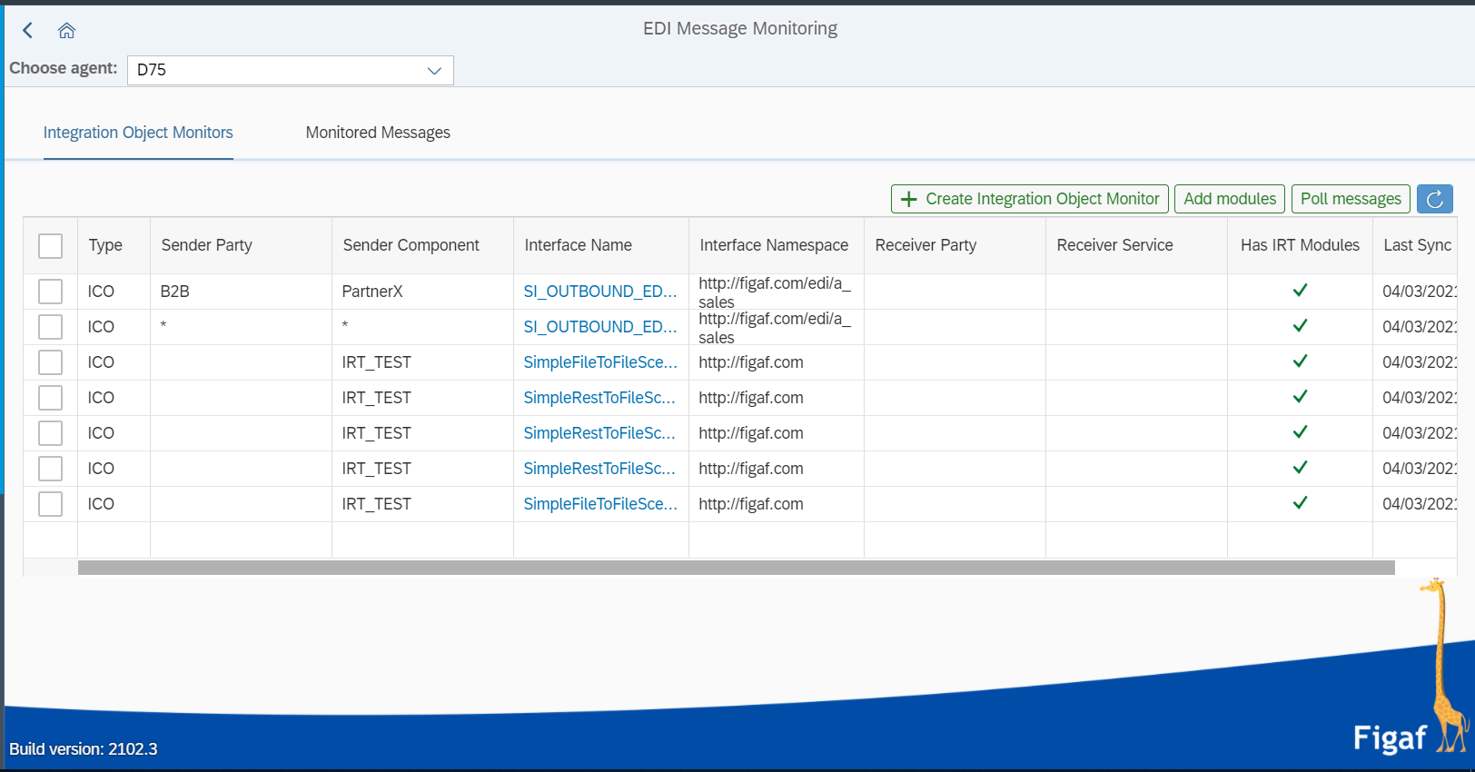 edi message monitoring example