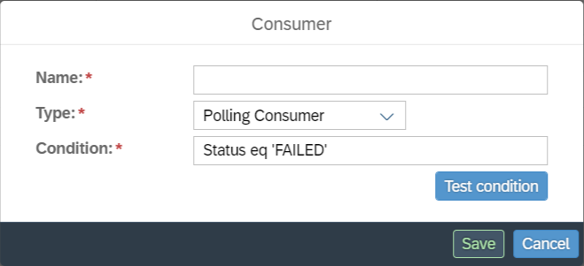 create polling consumer cpi