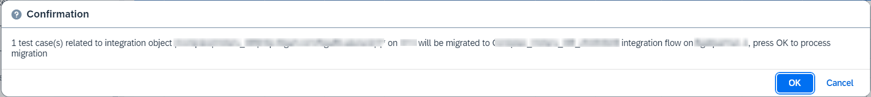 migrate test cases confirmation