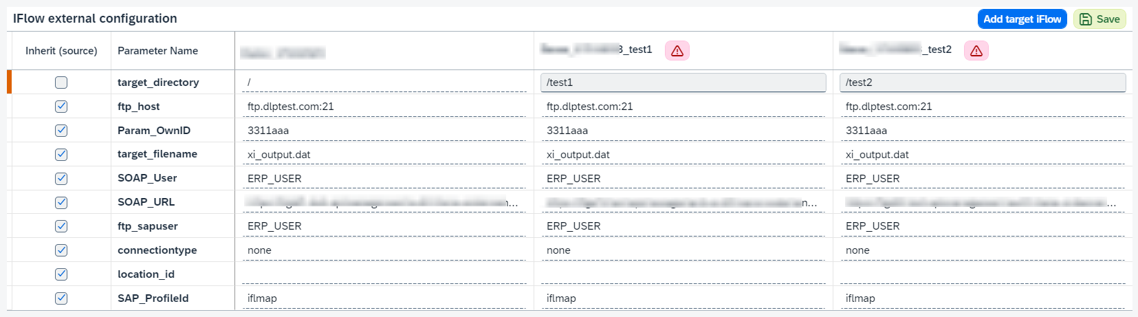 configure external configuration