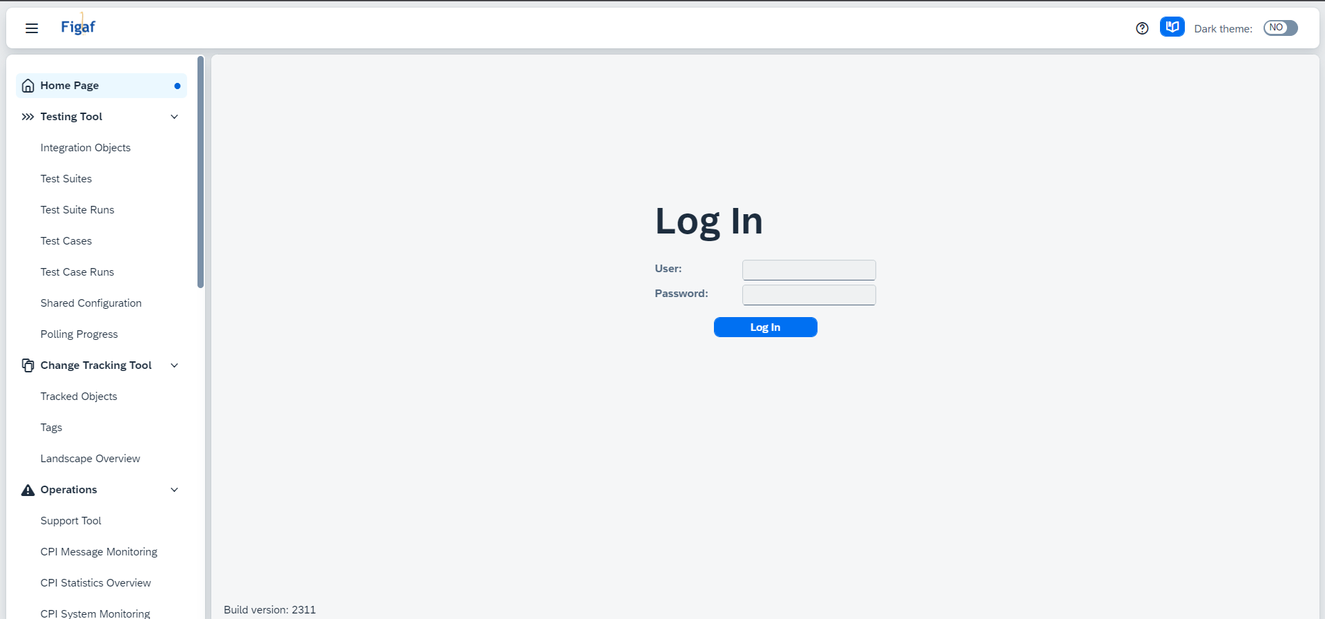 login form