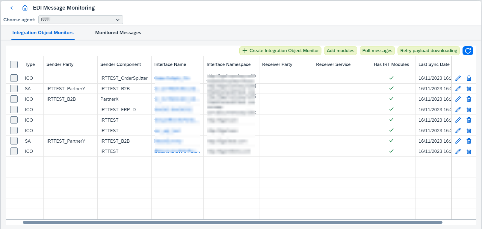 edi message monitoring example