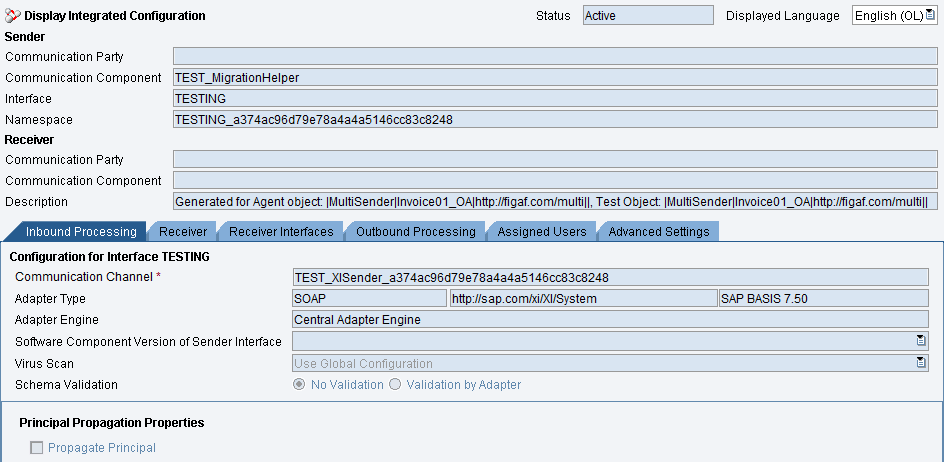 specific pro infr scenario