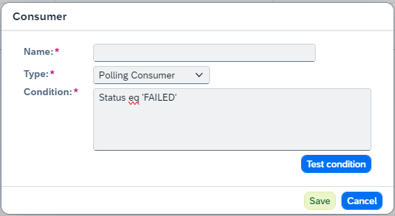 create polling consumer cpi