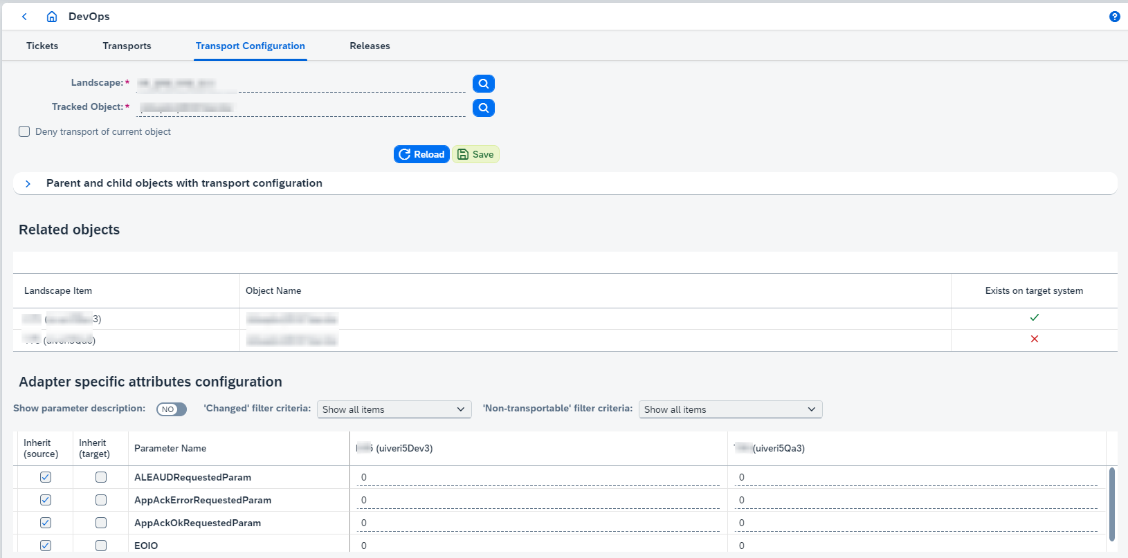 transport configuration example part1