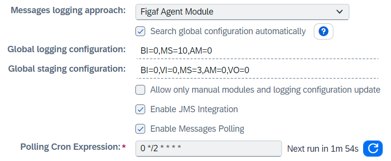Agents configuration :: Figaf Tool User Manual
