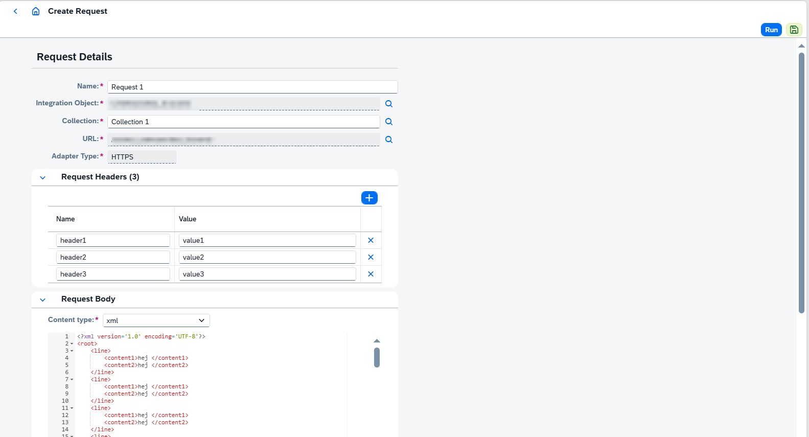 create send message request